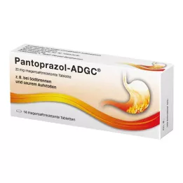 PANTOPRAZOL ADGC 20 mg magensaftres.Tabletten, 14 St