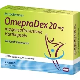 OMEPRADEX 20 mg magensaftresistente Hartkapseln, 14 St