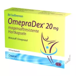 OMEPRADEX 20 mg magensaftresistente Hartkapseln, 14 St