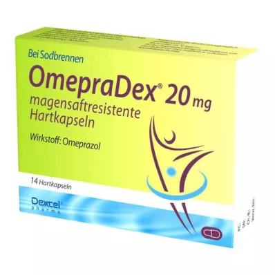 OMEPRADEX 20 mg magensaftresistente Hartkapseln, 14 St OMEPRADEX 20 mg magensaftresistente Hartkapseln, 14 St