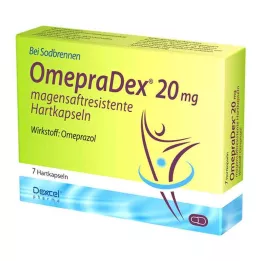 OMEPRADEX 20 mg magensaftresistente Hartkapseln, 7 St