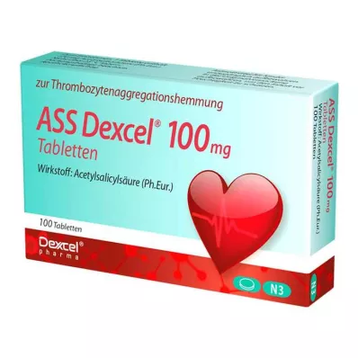 ASS Dexcel 100 mg Tabletten, 100 St