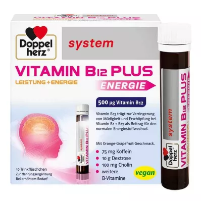 Doppelherz system Vitamin B12 Plus Trinkampullen, 10X25 ml