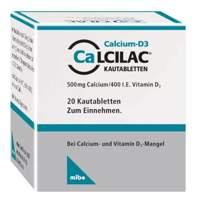 CALCILAC Kautabletten, 20 St CALCILAC Kautabletten, 20 St
