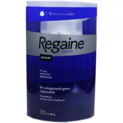 REGAINE Männer Schaum 50 mg/g, 3X60 ml