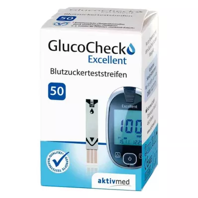 GLUCOCHECK Excellent Teststreifen, 50 St