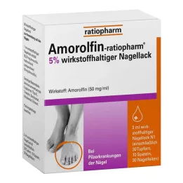 AMOROLFIN-ratiopharm 5% wirkstoffhalt.Nagellack, 3 ml