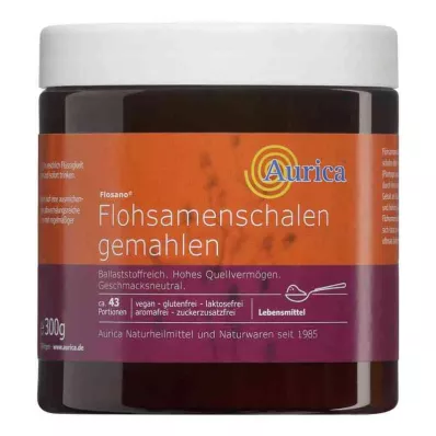 FLOHSAMENSCHALEN gemahlen Pulver, 300 g FLOHSAMENSCHALEN gemahlen Pulver, 300 g