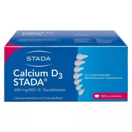 CALCIUM D3 STADA 600 mg/400 I.E. Kautabletten, 120 St
