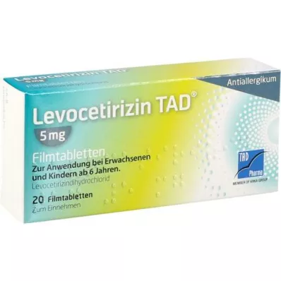 LEVOCETIRIZIN TAD 5 mg Filmtabletten, 20 St