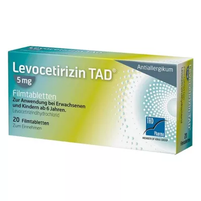 Levocetirizin TAD® 5 mg Filmtabletten, 20 St Levocetirizin TAD® 5 mg Filmtabletten, 20 St