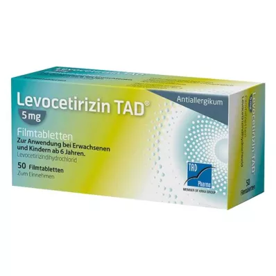 Levocetirizin TAD® 5 mg Filmtabletten, 50 St Levocetirizin TAD® 5 mg Filmtabletten, 50 St