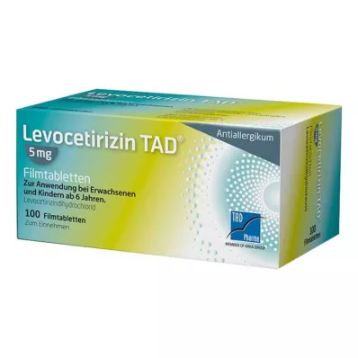 LEVOCETIRIZIN TAD 5 mg Filmtabletten, 100 St