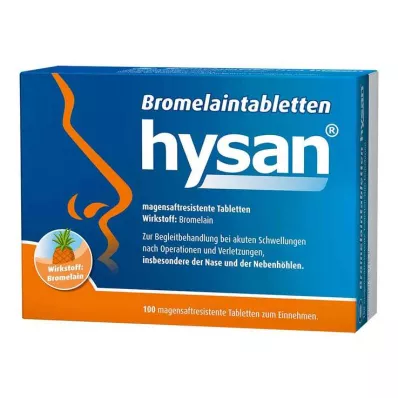 Bromelaintabletten hysan® magensaftresistent Tabletten, 100 St
