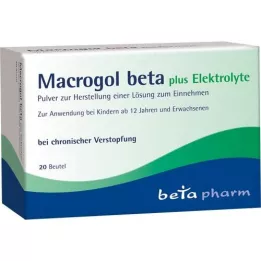 MACROGOL beta plus Elektrolyte Plv.z.H.e.L.z.Einn., 20 St