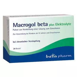 MACROGOL beta plus Elektrolyte Plv.z.H.e.L.z.Einn., 20 St