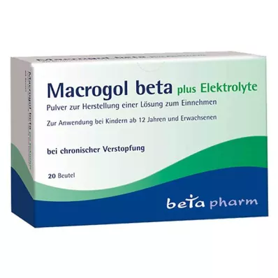 Macrogol beta plus Elektrolyte Pulver, 20 St