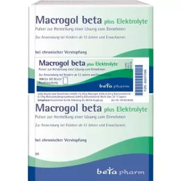 MACROGOL beta plus Elektrolyte Plv.z.H.e.L.z.Einn., 100 St