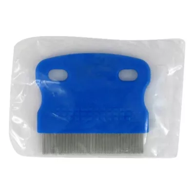 Nissenkamm Metall blauer Griff, 1 St Nissenkamm Metall blauer Griff, 1 St