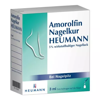AMOROLFIN Nagelkur Heumann 5% wst.halt.Nagellack, 3 ml