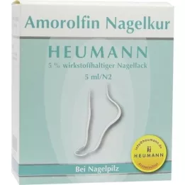 AMOROLFIN Nagelkur Heumann 5% wst.halt.Nagellack, 5 ml