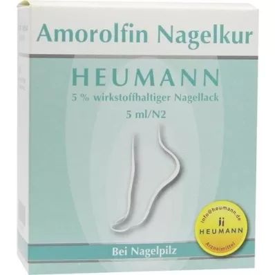 AMOROLFIN Nagelkur Heumann 5% wst.halt.Nagellack, 5 ml