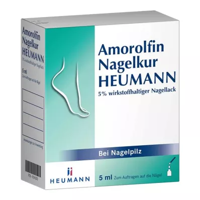 AMOROLFIN Nagelkur Heumann 5% wst.halt.Nagellack, 5 ml