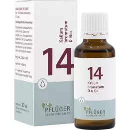 BIOCHEMIE Pflüger 14 Kalium bromatum D 6 Tropfen, 30 ml