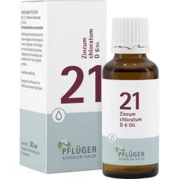 BIOCHEMIE Pflüger 21 Zincum chloratum D 6 Tropfen, 30 ml