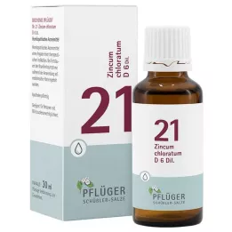 Biochemie Pflüger 21 Zincum chloratum D 6 Tropfen, 30 ml