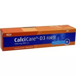 CALCICARE D3 forte Brausetabletten, 20 St