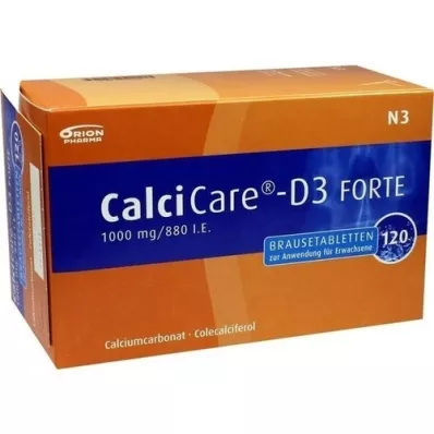 CALCICARE D3 forte Brausetabletten, 120 St