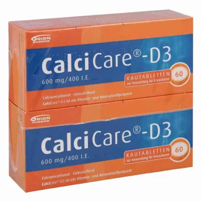 CalciCare-D3 600mg/400 internationale Einheiten (120 stk)