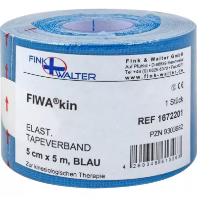 Tape elastisch 5cmx5m blau, 1 St