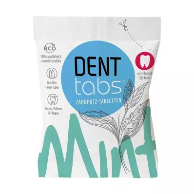 Denttabs Zahnputztabletten stevia mint, 125 St Denttabs Zahnputztabletten stevia mint, 125 St