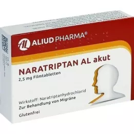 NARATRIPTAN AL akut 2,5 mg Filmtabletten, 2 St