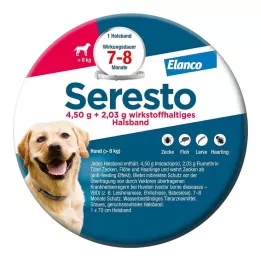 SERESTO 4,50g + 2,03g Halsband für Hunde ab 8kg, 1 St