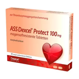 ASS Dexcel Protect 100 mg magensaftres.Tabletten, 50 St