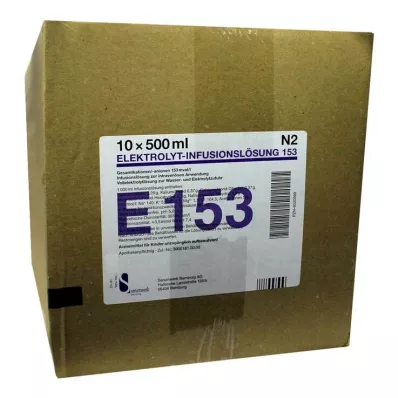 Elektrolyt Infusionslösung 153 PE-Flasche, 10X500 ml