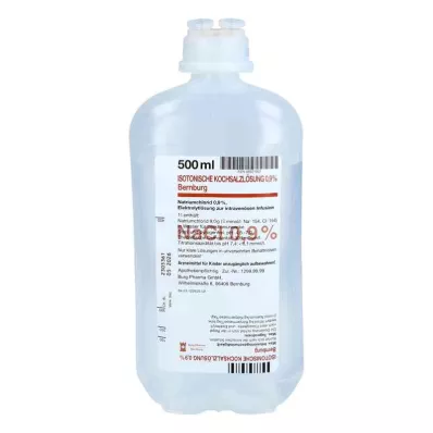 Isotonische Kochsalzlösung 0,9% PE-Infusionslösung, 10X500 ml
