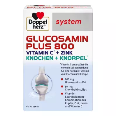 DOPPELHERZ Glucosamin Plus 800 system Kapseln, 60 St