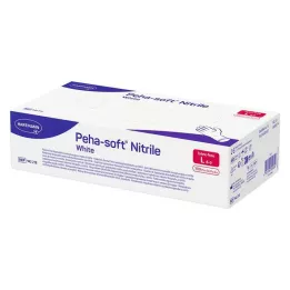 PEHA-SOFT nitrile white Unt.Hands.unsteril pf L, 100 St