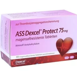 ASS Dexcel Protect 75 mg magensaftres.Tabletten, 100 St