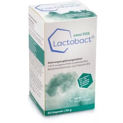 LACTOBACT omni FOS magensaftresistente Kapseln, 60 St