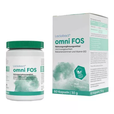 LACTOBACT omni FOS magensaftresistente Kapseln, 60 St