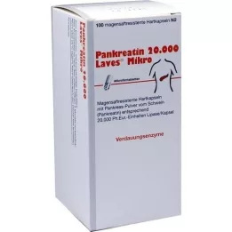 PANKREATIN 20.000 Laves Mikro magensaftr.Hartkaps., 100 St