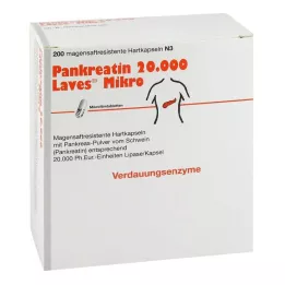 PANKREATIN 20.000 Laves Mikro magensaftr.Hartkaps., 200 St