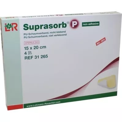 SUPRASORB P PU-Schaumv.nicht klebend 15x20 cm, 4 St