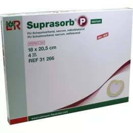 SUPRASORB P PU-Schaumv.selbstkl.sacrum 18x20,5 cm, 4 St