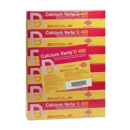 CALCIUM VERLA D 400 Brausetabletten, 120 St